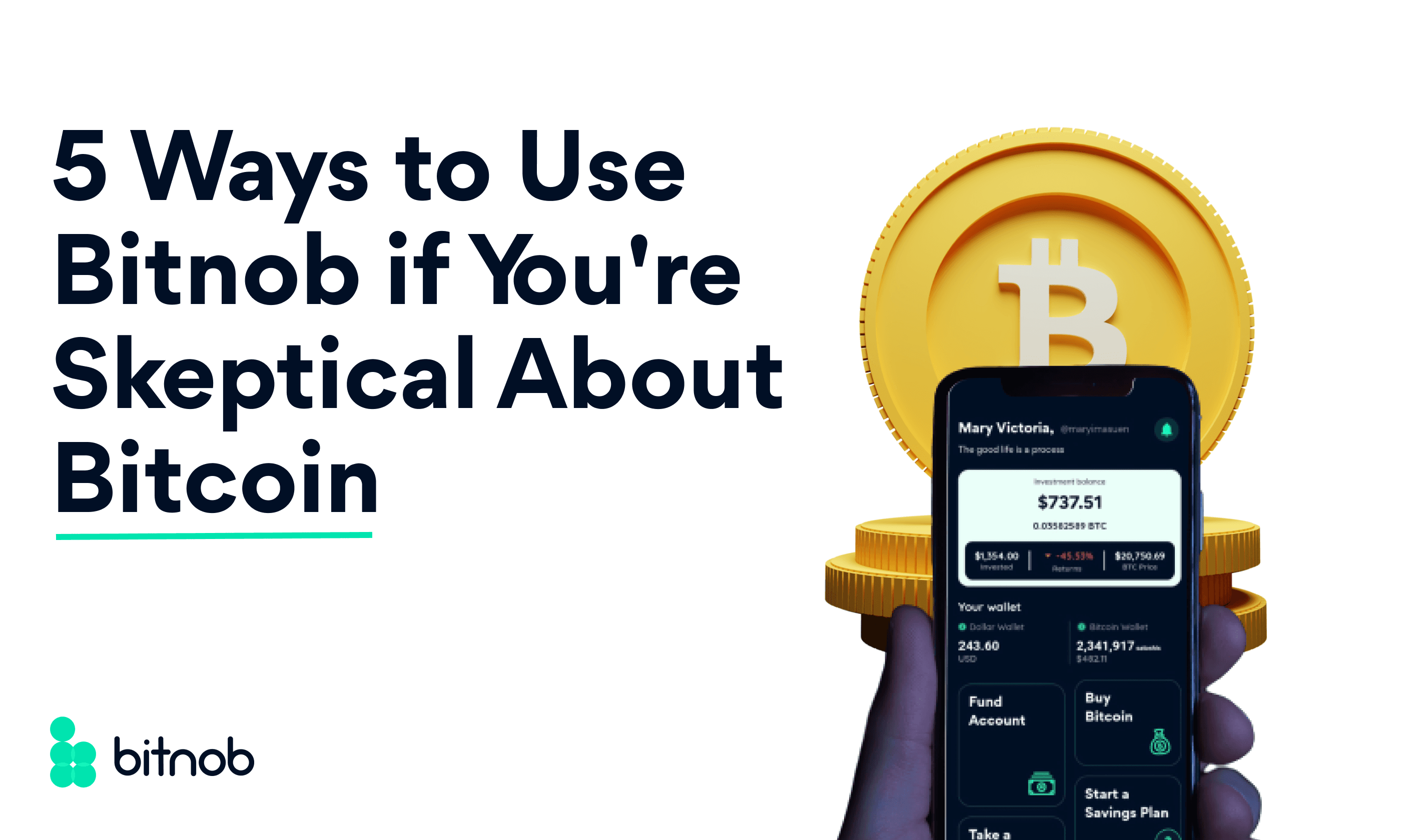 5 Ways to Use Bitnob If You're Sceptical About Bitcoin