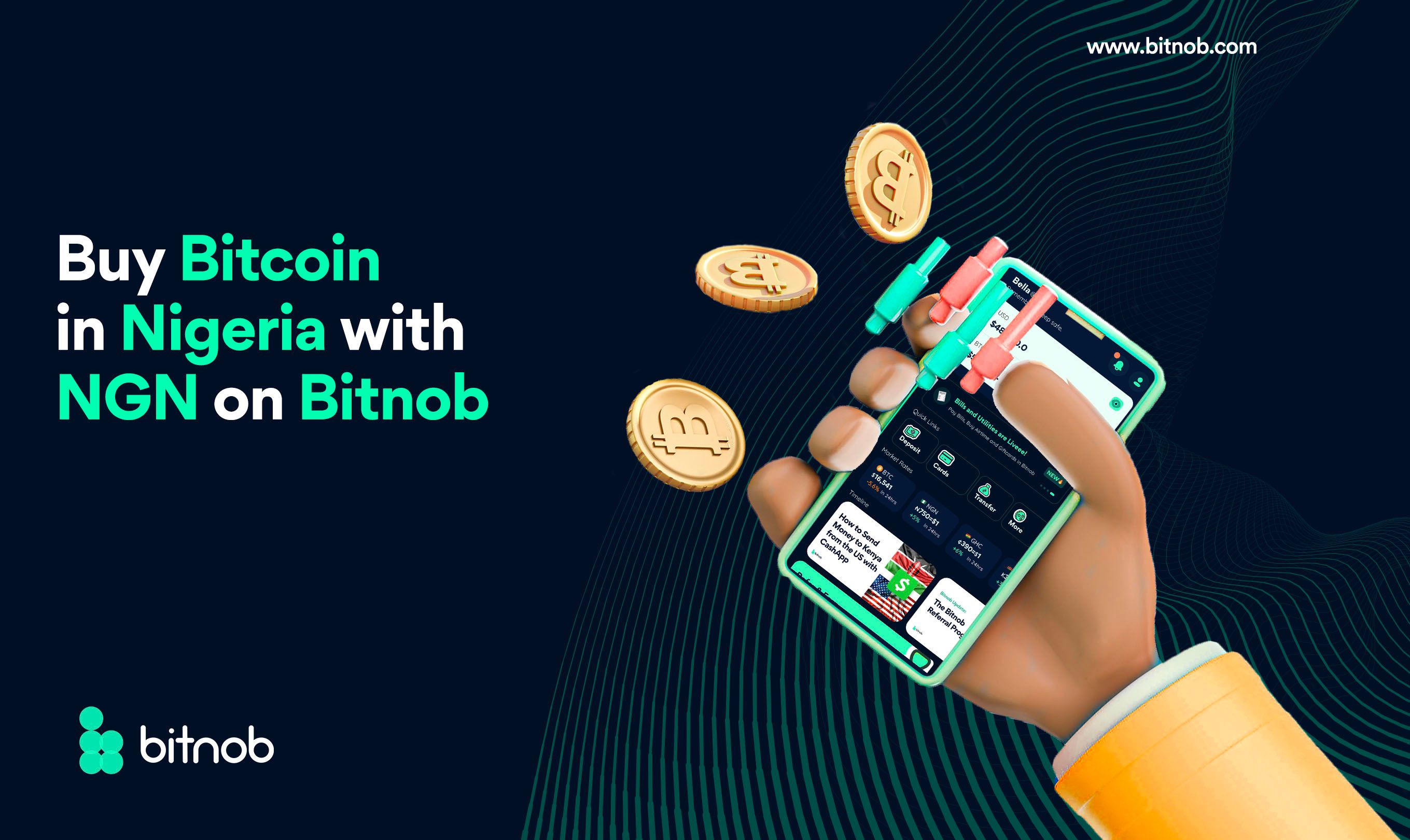 Buy Bitcoin in Nigeria with NGN on Bitnob
