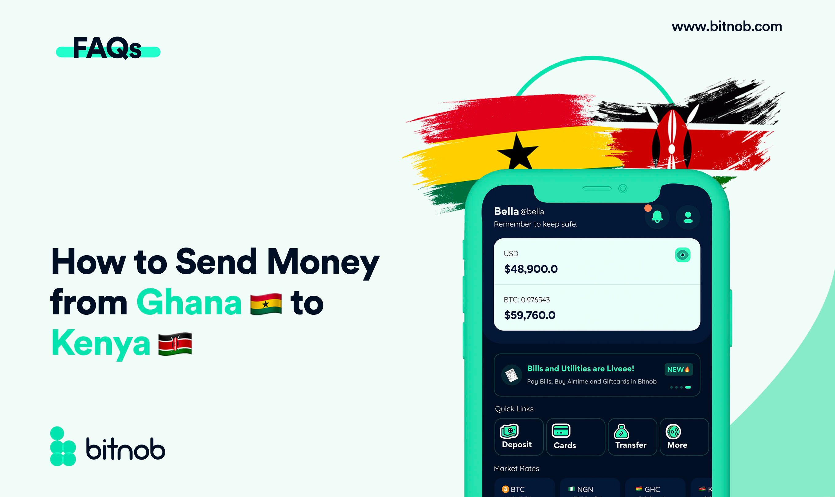 How to Send Money from Ghana to Kenya